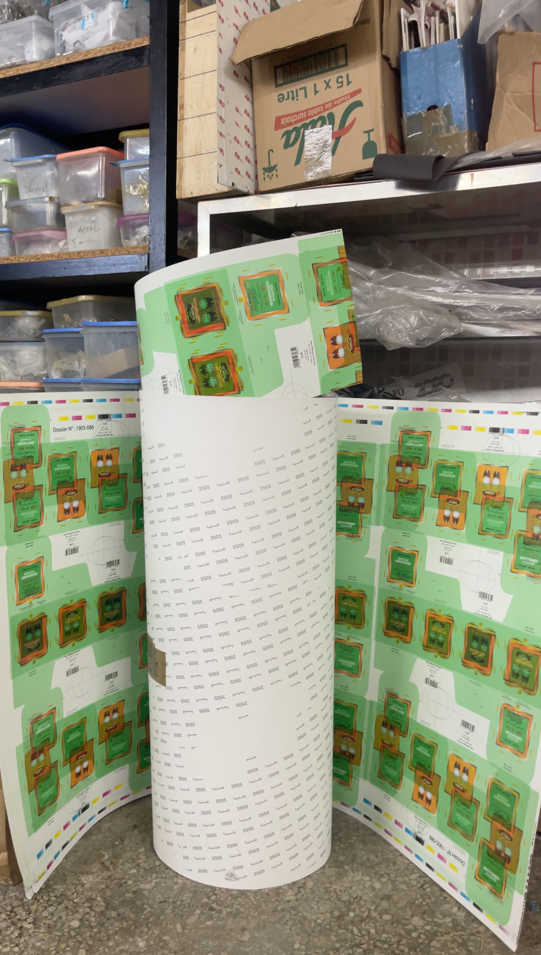 ISLI Studio packaging made from leftover materials